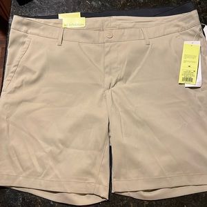 All in Motion Men's Khaki Cargo Golf Shorts NWT 2 pair